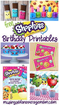 Shopkins Birthday Party Decoration, Shopkins Invitations, Shopkins Party Decorations, Shopkins Birthday Party, Shopkins Party, Shopkins Birthday, Banner Printable, Free Printable Invitations, Printable Banner