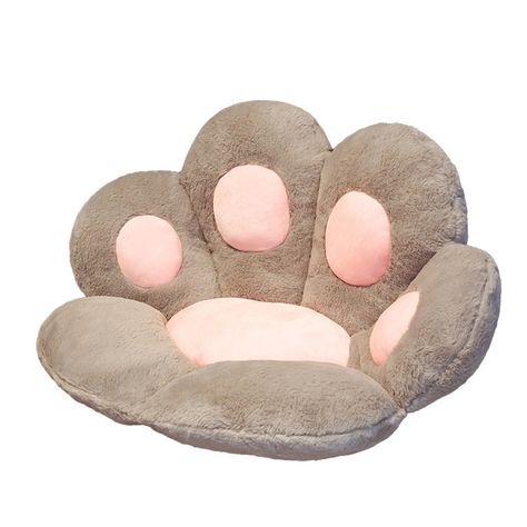 Chat Kawaii, Cozy Cat, Office Chair Cushion, Cozy Seating, Plush Sofa, Plush Bags, Kawaii Plush, Flower Pillow, Bear Paws