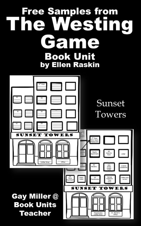 The Westing Game Book Unit Activities | Book Units Teacher Westing Game Activities, Westing Game, Mystery Unit, The Westing Game, Novel Activities, Ella Enchanted, 6th Grade Ela, Readers Workshop, Reading Instruction