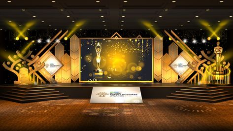 AWARD STAGE Stage Backdrop Design, Corporate Event Design, Wedding Stage Backdrop, Indian Family, Stage Set Design, Event Stage, Stage Backdrop, Business Awards, Event Backdrop