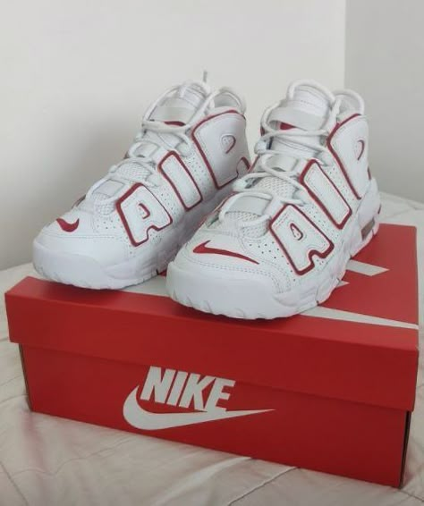 Red Nike Air More Uptempo, Nike Air Umptempo, Nike Air Untempo, Nike Air Tempo Shoes, Air Uptempo Nike Outfit, Nike Uptempo Sneakers Outfit, Nike Air Uptempo Shoes Outfit, Nike Air Uptempo White, Nike Air More Uptempo Outfit