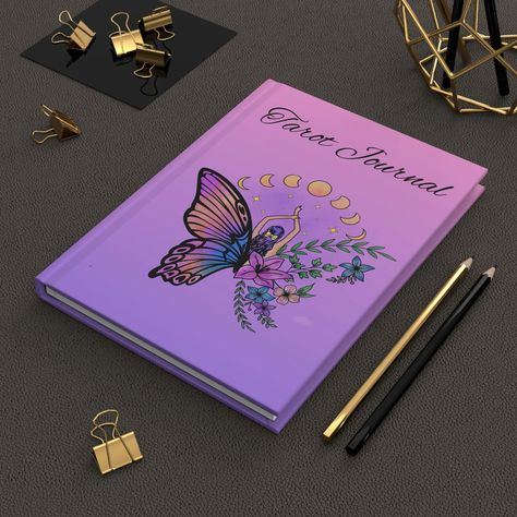 Shop my sale: 50% off. https://etsy.me/3NM6iCA #etsy #kooktowncrafty #etsyfinds #etsygifts #etsysale #etsycoupon #shopsmall Diary Cover Design, Purple Notebook, Purple Diary, Dream Notebook, Card Journal, Dream Diary, Tarot Journal, Diary Covers, Gifts 2023