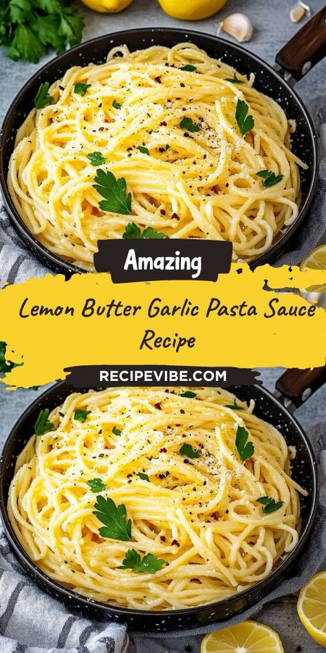 Want to impress your family with a light and zesty dinner? Try this Lemon Butter Garlic Pasta Sauce Recipe that’s quick and full of flavor! It’s an ideal choice for those busy nights when you need something delicious yet light. Be sure to save it for later! Easy Butter Garlic Sauce For Pasta, Lemon Garlic Linguine Recipes, Light Lemon Pasta Sauce, Garlic Oil Pasta Sauce, Lemon Butter Sauce For Pasta, Oil Garlic Sauce For Pasta, Angel Hair Garlic Butter Pasta, Light Garlic Sauce For Pasta, Easy Garlic Pasta Sauce