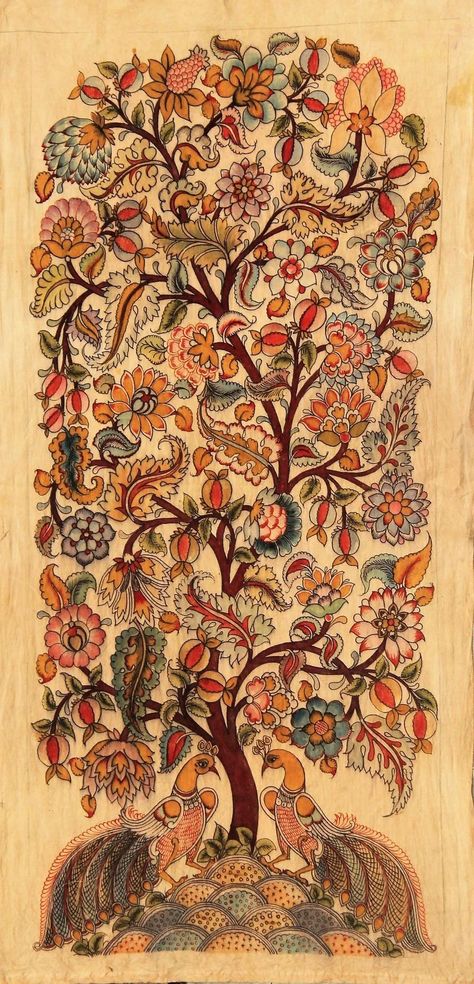 Tree of Life kalamkari Kalamkari Designs, Kalamkari Painting, Hand Painted Sarees, Madhubani Painting, Tree Of Life, Elegant Wedding, Saree Designs, Google Images, Image Search