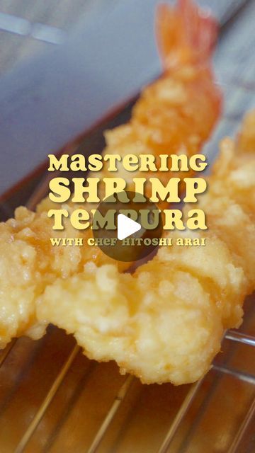 Douglas Chau on Instagram: "Here is a tempura master’s guide on making PERFECT shrimp tempura at home.  Chef Arai is the head chef and second-generation owner of Tempura Tenko in Tokyo, which was originally founded by his father who was also a tempura master for 60 years! @tenko_hitoshi_arai   If you’re interested in taking this class with Chef Arai, which I can highly recommend, or other classes on how to prepare sushi, soba, and more, check out tokyo-cook.com on your next trip to Japan!  #japan #masterclass #tempura #cookingclass #shrimptempura" How To Make Tempura Shrimp, Homemade Shrimp Tempura Sushi, Shrimp Tempura Batter Recipe, New Year Food Ideas Filipino, Chicken Tempura Recipe, Catering Hacks, Batter Shrimp, Shrimp Tempura Recipe, Shrimp Tempura Sushi