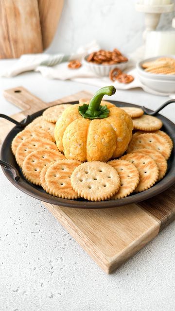 Pumpkin Cheese Ball Boursin, Boursin Cheese Pumpkin, Boursin Pumpkin Cheese Ball, Pumpkin Shaped Cheeseball, Pumpkin Cheese Ball Recipe, Pumpkin Cheese Ball, Charcuterie Appetizers, Best Appetizer, Thanksgiving Potluck