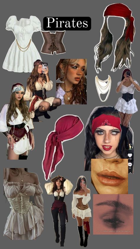 Comic con ,Halloween costume Comic Con Outfits, Pirate Cosplay, Matching Halloween Costumes, Pretty Halloween Costumes, Matching Halloween, Pirate Costume, Costume Halloween, Halloween Outfits, Cute Casual Outfits