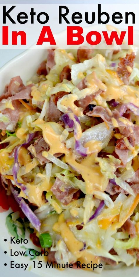 Reuben In A Bowl, Keto Reuben, Classic Reuben Sandwich, Reuben Sandwich, Diet Breakfast Recipes, 15 Minute Meals, Makanan Diet, Keto Recipes Dinner, Think Food