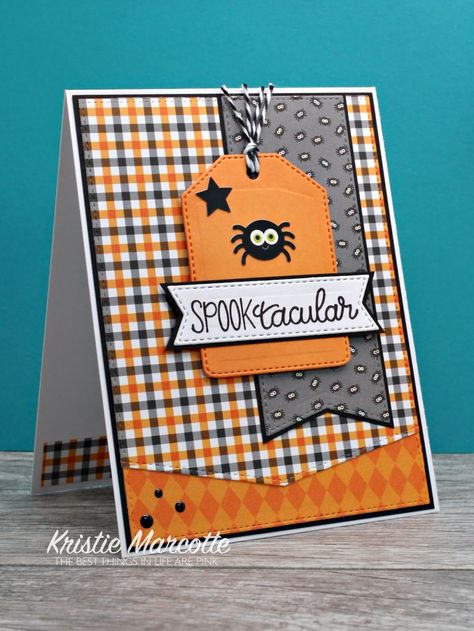 Doodlebug Cards, Halloween Cards Diy, Kristie Marcotte, Halloween Paper Crafts, Autumn Cards, Carte Halloween, Halloween Cards Handmade, Card Layouts, Best Things In Life