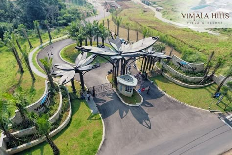 Gate Entrance Landscape, Park Gate Design Entrance, Entrance Design Landscape, Park Gate Design, Park Entrance Design Landscape, Gateway Design Architecture Entrance, Park Entrance Design, Entrance Gates Design Architecture, Zoo Entrance Design