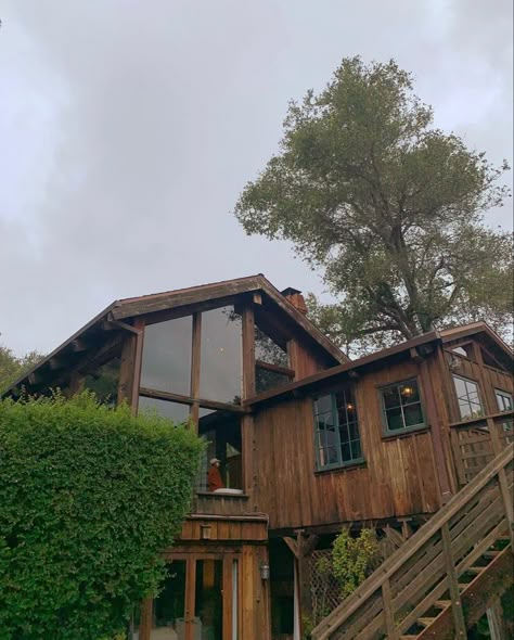 Ojai Homes Exterior, Detached Guest House, Topanga Canyon, Timber Beams, Kids Playhouse, Up House, After The Rain, Dream Living, House Built