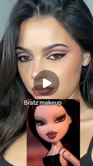 Glow Beauty on Instagram: "Bratz makeup 💄🖤✨>>>
.
.
.
#bratz #makeup #makeuptutorial #beauty #makeuplover #makeupoftheday #makeupartist #makeuptrends #makeupobsession #makeupaddict #lattemakeuplook #lattemakeuptutorial #maquillaje #explore #explorepage #love #reelstrending #trending #fyp #fypシ #cute #ａｅｓｔｈｅｔｉｃ #darkmakeup #bratzmakeup #brownliner #feminine" Bratz Makeup, Brown Liner, Y2k Makeup, Mascara Tips, Dark Makeup, Makeup Obsession, Cute Aesthetic, Makeup Trends, Beauty Shop