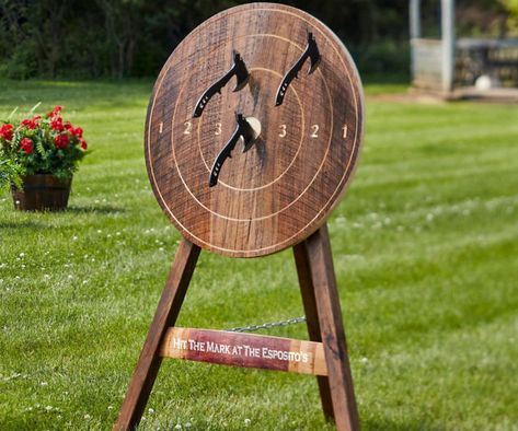 Axe Throwing Target Set Ax Throwing, Flower Valley, Archery Range, Target Decor, Target Setting, Training Room, Floor Murals, Wood Games, Light Panels