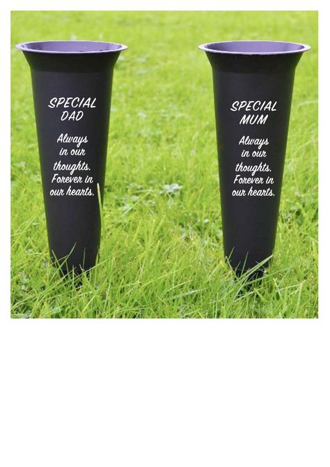 Excited to share the latest addition to my #etsy shop: Personalised Memorial Vase, Grave/Crem Vase, Grave Crem Flower Pot, Remembrance Vase https://etsy.me/3IGO56r #memorialvase #gravevase #cremvase #graveflowerpot #plastic #viynl #pennysuedesignsco Flower Pot Ideas, Memorial Vase, Plastic Vase, Grave Flowers, Grave Markers, Memorial Flowers, Flower Holder, Grave Marker, Permanent Vinyl