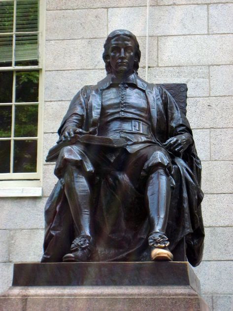 French, David Chester - Statue de John Harvard - Harvard Yard, Université de Harvard, Cambridge MA Harvard Yard, Cambridge Ma, Chester, Cambridge, Yard, Statue