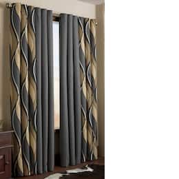 Woven Velvet Curtains | Montgomery Ward Color Illusion, Country Doors, Color Illusions, Senior Apartments, Unique Window, Curtain For Living Room, Yellow Curtains, Grommet Panels, Curtains And Draperies