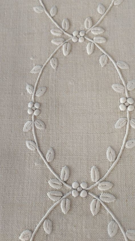 Embroidery White On White, All White Embroidery, White Work Embroidery, White On White Embroidery, Bridal Embroidery, Whitework Embroidery, Hand Embroidery Patterns Flowers, Hand Embroidery Kit, Handmade Embroidery Designs