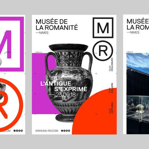 Museum of Romanity - Brand design on Behance Museum Ads, Museum Website Design, Museum Identity, Museum Branding, Museum Logo, Museum Design, Foto 3d, Architectural Competition, Eden Project