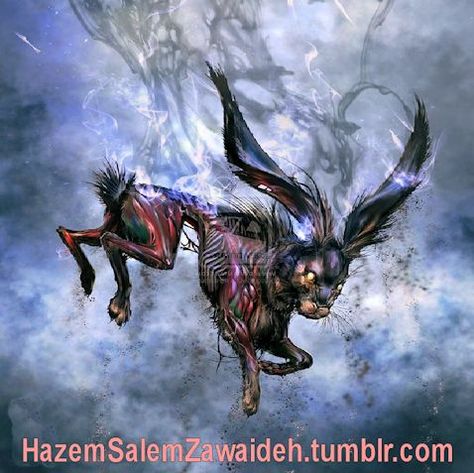 Zombie Rabbit Bunny Rabbit Art, Rabbit Art, Year Of The Rabbit, Human Male, Chinese Zodiac, The Rabbit, Bunny Rabbit, Mammals, Digital Painting