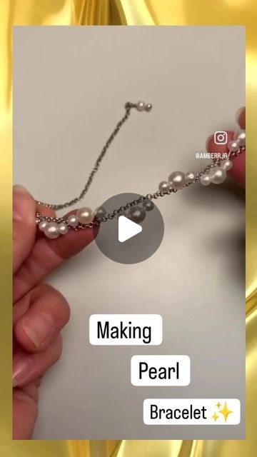 @beadedbeautytips on Instagram: "Making pearl bracelet with silver wire; an ultimate perfect combination 👍💯
~
Creator:-@amberr.ir
~
🦋follow for more such content 🦋
✨️kindly dm for any query ✨️
~
~
#handmadejewelry #daintyjewelry #beadedbracelets #minimalstyle #neutralstyle #summerstyle #asmr #beadembroidery #beadjewellery #jewellerymaking" Neutral Fashion, Bead Jewellery, Dainty Jewelry, Minimal Fashion, Silver Wire, Beaded Embroidery, Pearl Bracelet, Follow For More, Jewelry Crafts