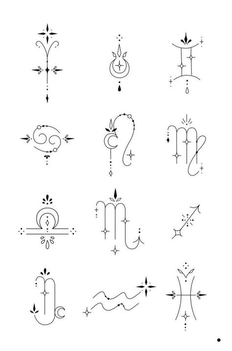 Aquarius Tattoos, Tato Minimal, Horoscope Tattoos, Unalome Tattoo, Muster Tattoos, Inspiration Tattoos, Zodiac Tattoos, Small Hand Tattoos, Line Art Tattoos