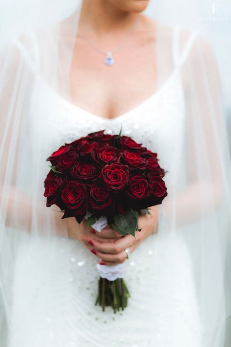 Red Roses Wedding Bouquet Red Rose Bouquet Wedding, Pretty Wedding Bouquet, Red Bouquet Wedding, Winter Wedding Bouquet, Summer Wedding Bouquets, Red Rose Wedding, Red Bouquet, Red Rose Bouquet, Rose Wedding Bouquet