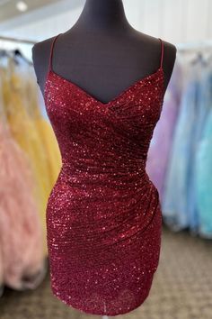 8th Grade Dance Dresses Black, Dance Dresses 8th Grade, Hoco Red Dress, Christmas Dance Dresses, 8th Grade Dance Dresses, Red Hoco Dress, Red Hoco, 8th Grade Dance, Burgundy Homecoming Dresses