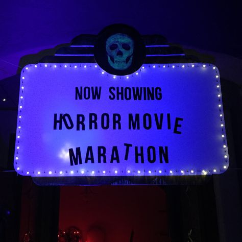 Movie Marquee Sign Diy, Now Showing Movie Sign Diy, Marquee Sign Diy, Movie Marquee Sign, Movie Night Sign, Diy Movie Night, Movie Marquee, Hosting Ideas, Marquee Sign