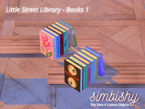 Sims 4 Library Cc, Sims 4 School, The Sims 4 Sims, Sims Memes, Street Library, Build Buy Cc, Bath Aesthetic, Cc Furniture, Sims Mobile