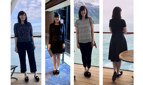 Alaskan Cruise Dinner Outfits, Alaska Cruise Dinner Outfit, Alaska Cruise Formal Night Outfit, What To Wear For Dinner, Dress With Blazer Outfit, Dinner Outfits For Women, Holiday Dinner Outfit, Alaska Outfits, Fall Dinner Outfit