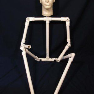 Adjustable PVC Armature (sitting) Mannequin Diy, Human Animation, Halloween Forum, Mayan Symbols, Pvc Pipe Projects, Halloween Props Diy, Pvc Projects, Halloween 5, Pvc Pipe