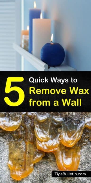 Candles kept in living rooms, bedrooms, and an esthetician room can have accidental spills. We show you how to remove wax from a wall using items such as a hairdryer, hot iron, paper bag, baking soda, and vinegar. #wallwaxremover #removewaxfromwall #wallcleaning How To Remove Wax From Wall, How To Get Wax Off Walls, Wedding Candles Diy, Spring Cleaning Challenge, Candle Wax Removal, Cream Furniture, Diy Household Cleaners, Baking Soda And Vinegar, Remove Wax