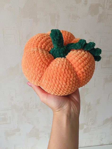 Halloween decoration big plushie crochet pumpkin funny baby | Etsy Pumpkin Pillow Crochet Pattern, Pumpkin Pillow Crochet, Crochet Pumpkin Pillow, Halloween Plushies, Crochet Halloween Decorations, Halloween Baby Gift, Crochet Fall Decor, Pig Plushie, Pumpkin Funny