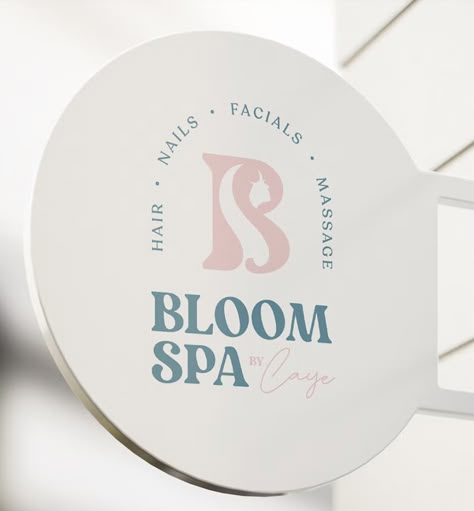 The ultimate guide to holistic spa branding - 99designs Beauty Bar Logo Design Ideas, Beauty Spa Logo Design Ideas, Beauty Logos Ideas Inspiration, Medical Spa Logo Design, Nail Spa Logo Design Ideas, Spa Logo Ideas, Esthetician Branding Design, B Flower Logo, Beauty Salon Graphic Design