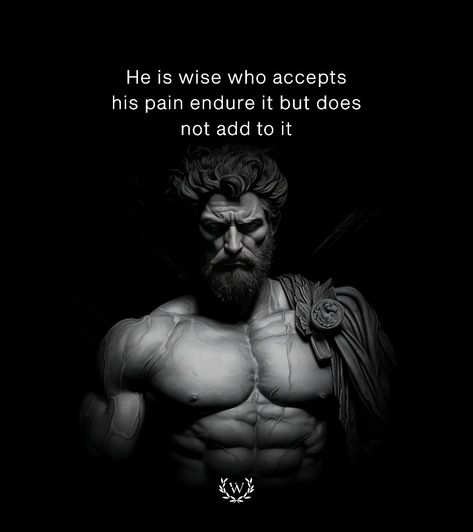 The wisdom lies in not exacerbating the pain through negative thoughts or actions, promoting a mindset of acceptance and constructive coping. A true wisdom involves navigating pain with strength and without adding unnecessary suffering. • • Wefomb Meaning - "The quality of achieving goals with every fiber of one's being" • • • WEFOMB is a brand that inspire and motivate you to surpass your limit to achieve dreams, so if you wish to be motivated by the best follow us on our journey on becoming... Pain Motivation, Warrior Mentality Quotes, Warrior Mentality, Perfect Man Quotes, Samurai Quotes Motivation, Boxing Quotes Motivation Inspiration, Positive Quotes For Life Motivation, Anime Quotes Inspirational, Books For Self Improvement