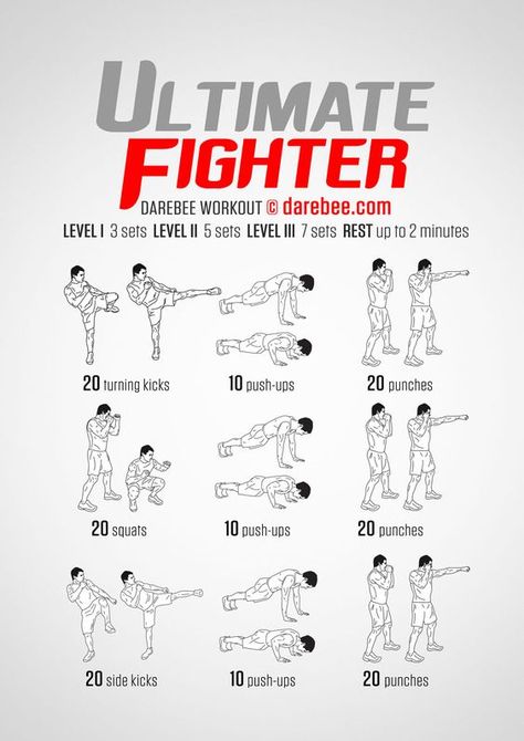 Mma Workout Routine, Darebee Workout, Hero Workouts, Boxing Workouts, Fighter Workout, Superhero Workout, Latihan Dada, Mma Workout, Trening Sztuk Walki