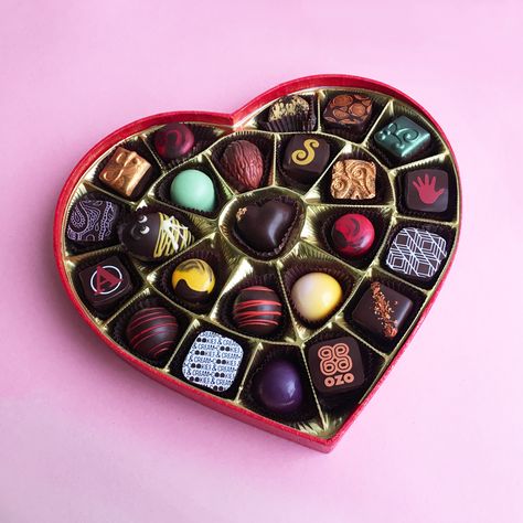 Gourmet Chocolate Truffles | PL&C Shop Chocolate Valentines, Godiva Chocolatier, Gift Bags For Boyfriend, Creative Chocolate, Heart Chocolate, Milk Chocolate Ganache, Valentine Recipes, Heart Gift Box, Godiva Chocolate