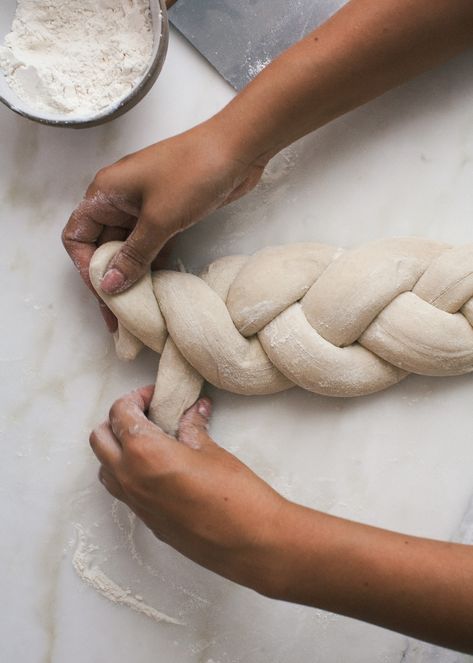 Swedish Braided Cardamom Bread - A Cozy Kitchen Cardamom Bread Recipe, Holiday Loaf, Cardomom Recipes, Swedish Bread, Cardamom Bread, Pearl Sugar, Swedish Dishes, Braided Bread, Norwegian Food