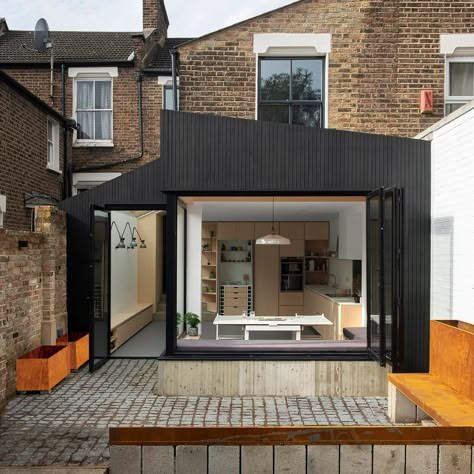 Douglas House, Brick Extension, Single Storey Extension, Modern Extension, House Extension Design, Extension Designs, London Architecture, Rear Extension, House Extension