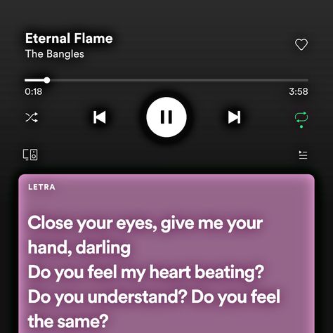 eternal flame - the bangles Eternal Flame The Bangles, Eternal Flame, The Bangles, Close Your Eyes, Do You Feel, Song Lyrics, Music Artists, Give It To Me, Spirituality