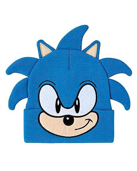 Sonic the Hedgehog Beanie Hat - Spirithalloween.com Sonic Hat, The Hedgehog, Beanie Hat, Bright Blue, Beanie Hats, Sonic The Hedgehog, Sonic, Hats, Fictional Characters