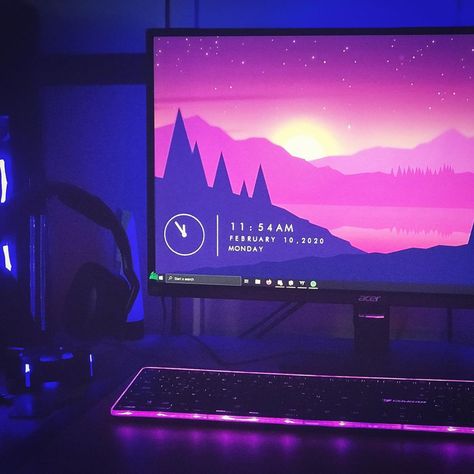 Gamer Aethstetic, Rgb Aesthetic, Gamer Girl Aesthetic, Gamer Aesthetic, Purple Games, Aesthetic Widget, Pink Games, Gamer Boy, Gamer Room