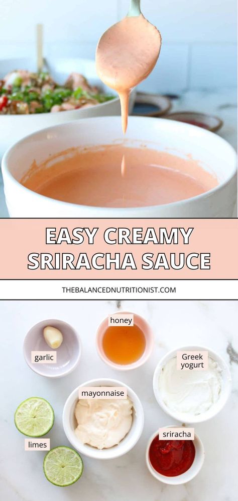 Discover the best sriracha sauce for your burgers, tacos, or seafood dishes with this healthy sriracha mayo recipe. Make this sriracha mayo greek yogurt dip with mayo, a hint of sweetness, greek yogurt, and lime. This sauce is a delight on fish and shrimp. The quick yogurt sriracha dressing is not only healthy but also sweet and spicy, offering a perfect balance of flavors! Creamy Sriracha Sauce, Sriracha Dressing, Sriracha Mayo Recipe, Sriracha Mayo Sauce, Siracha Sauce, Greek Yogurt Dip, Greek Yogurt Sauce, Greek Yogurt Dips, Spicy Tacos