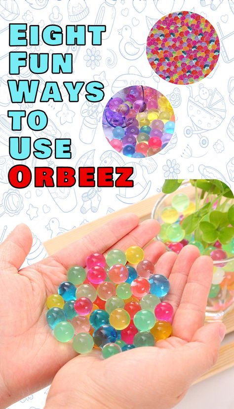 Get creative with your orbeez and explore the whole new world of fun that these tiny, squashy water beads open up for us. Check out this list of fun ways on how to use it! Activities With Orbeez, Fun Things To Do With Orbeez, Crafts With Orbeez, Sensory Activities For Elementary Kids, Things To Do With Orbeez, Water Bead Activities, Orbeez Crafts, Water Beads Ideas, Orbeez Ideas