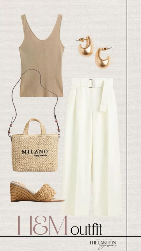 Neutral Spring Outfit, Forties Fashion, H M Outfits, Vacation Clothes, Petite Women, Summer Fashion Outfits, Spring Summer Outfits, Business Travel, Summer 2024