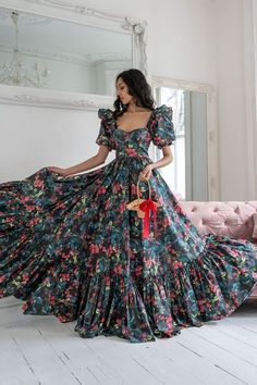 Please check the link guys!! Unique One Piece Dress, New Dress Designs, Cotton One Piece, Heirloom Dresses, Cotton Gowns, Fresh Raspberries, Cotton Long Dress, Fancy Dresses Long, Dresses For Girls