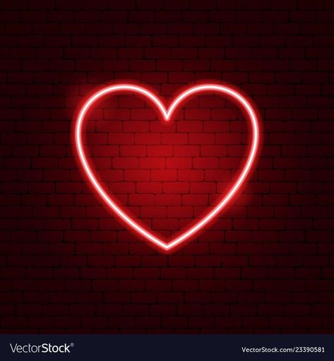 Neon Love Aesthetic, Neon Love Signs, Neon Heart Wallpaper, Red Aesthetic Heart, Red Heart Aesthetic, Neon Rouge, Heart Neon Sign, Heart Neon, Neon Love