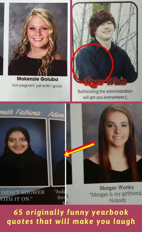 Funny Yearbook Pictures, Funny Senior Quotes, Funny Yearbook Quotes, Funny Yearbook, Senior Quotes Funny, Senior Stuff, Minion Jokes, Silence Is Golden, Yearbook Quotes