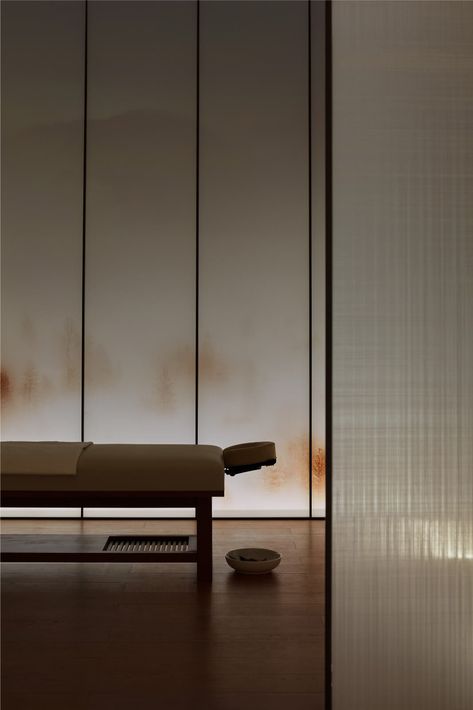 Dreams Spa, Spa Interior Design, Spa Interior, Timber Veneer, Hospital Interior Design, Spa Room, H Design, Spa Design, Massage Room