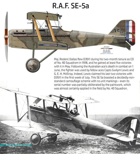 Ww1 Airplanes, Ww1 Planes, Ww1 Aircraft, Ww 1, Aviation History, Vintage Aircraft, Aviation Art, Royal Air Force, Model Aircraft